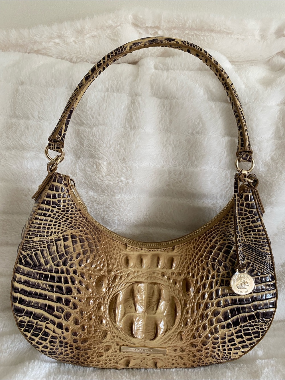Brahmin Small Bekka Shoulder Bag in Pastry Ombre Melbourne | Beautiful Eye